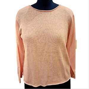 EILEEN FISHER TOP  100% LINEN   Eco-Fashion!   NWOT?